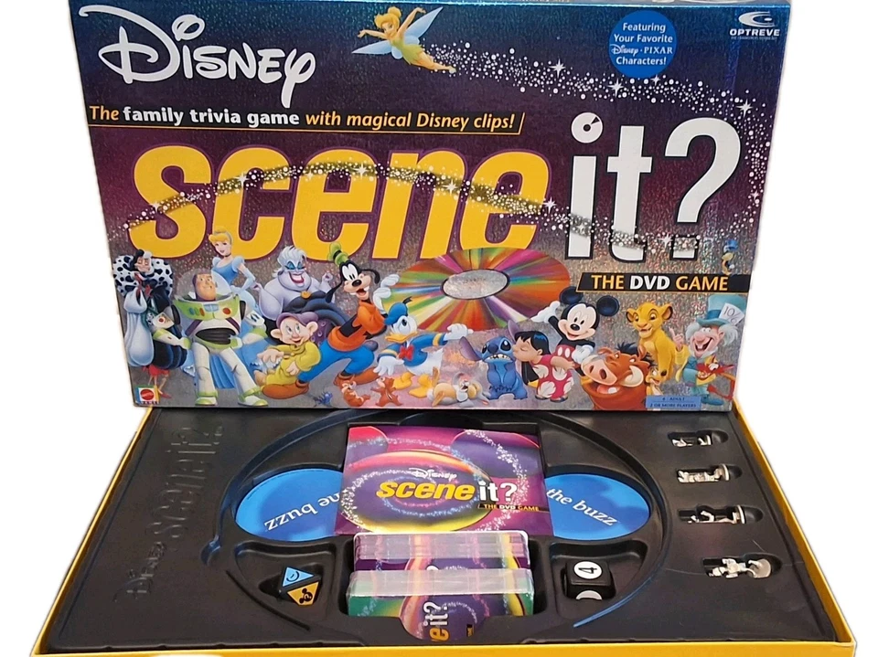 Disney Scene It? DVD Game 100% Complete Movie Trivia Game Fun Family Game Night - Image 3 of 4