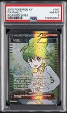 2015 POKEMON XY ROARING SKIES #107 FULL ART/WALLY PSA 8
