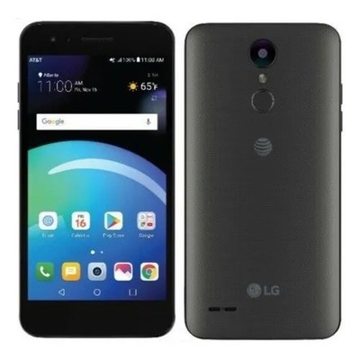 LG Phoenix 4 AT&T Prepaid Smartphone 16GB 4G LTE Android 7.1 OS 8MP + 5MP Camera