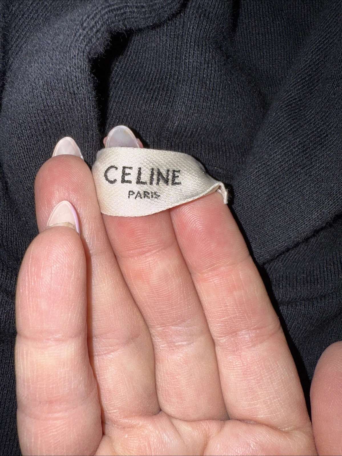 Felpa con cappuccio Celine (Hedi Slimane) SS20 Runway taglia S