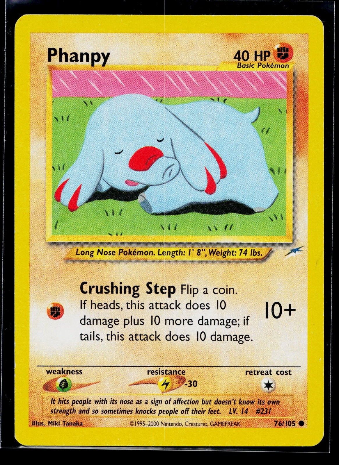 Phanpy Unlimited Common Neo Destiny 076/105 LP