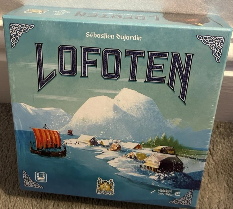 LOFOTEN Juego de Mesa - Juego de Estrategia Temática Vikinga 2 Jugadores Jueg...