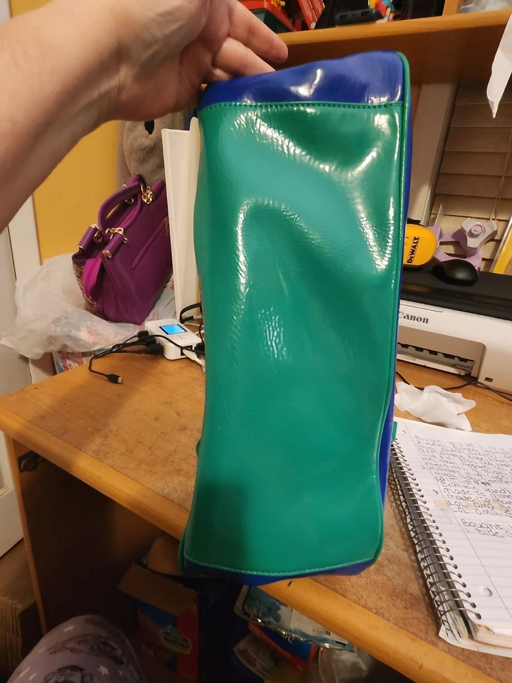 Bolso de mano Cato azul verde Foto 4 de 4