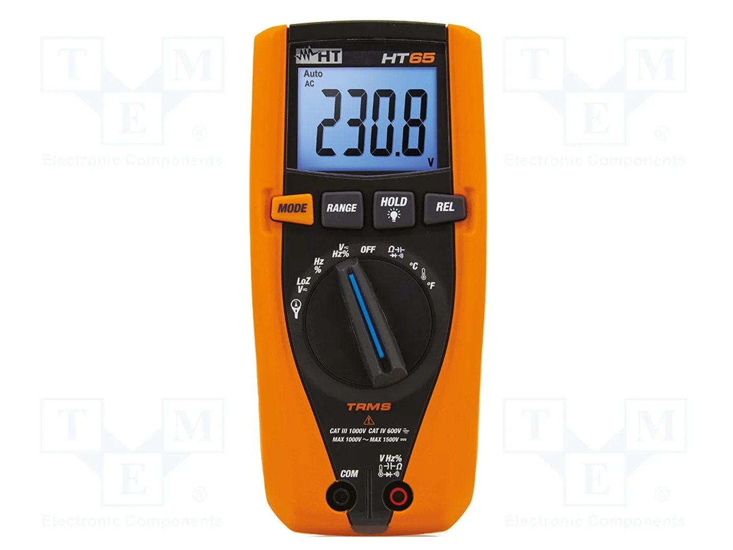 HT Instruments 1010345 HT65 TRMS Digital Multimeter 1500V CAT III/IV - Image 3