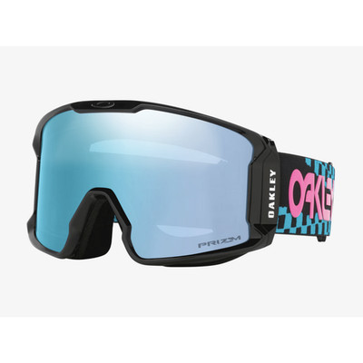 Oakley Line Miner L Chex Black Prizm Snow Sapphire Iridium Snowboard Maske...