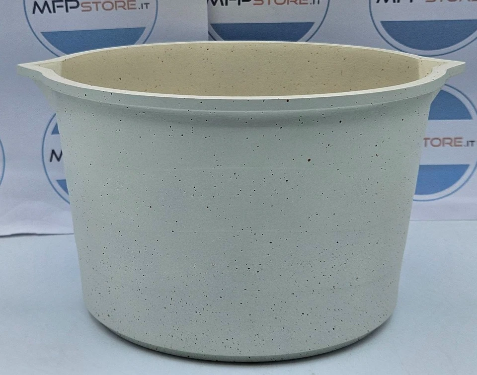 Set pentole e padelle antiaderenti in granito con manici rimovibili e impilabili - Immagine 3 di 4