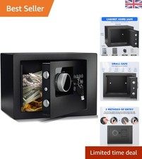 Intelligenter Alarm Safe - 6,6L Elektronischer Sicherheitstresor für Zuhause/Geschäft
