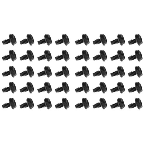 100 PCS Vis de Boîtier Ordinateur Noir Pci Fixation d'Alimentation - Photo 15/26