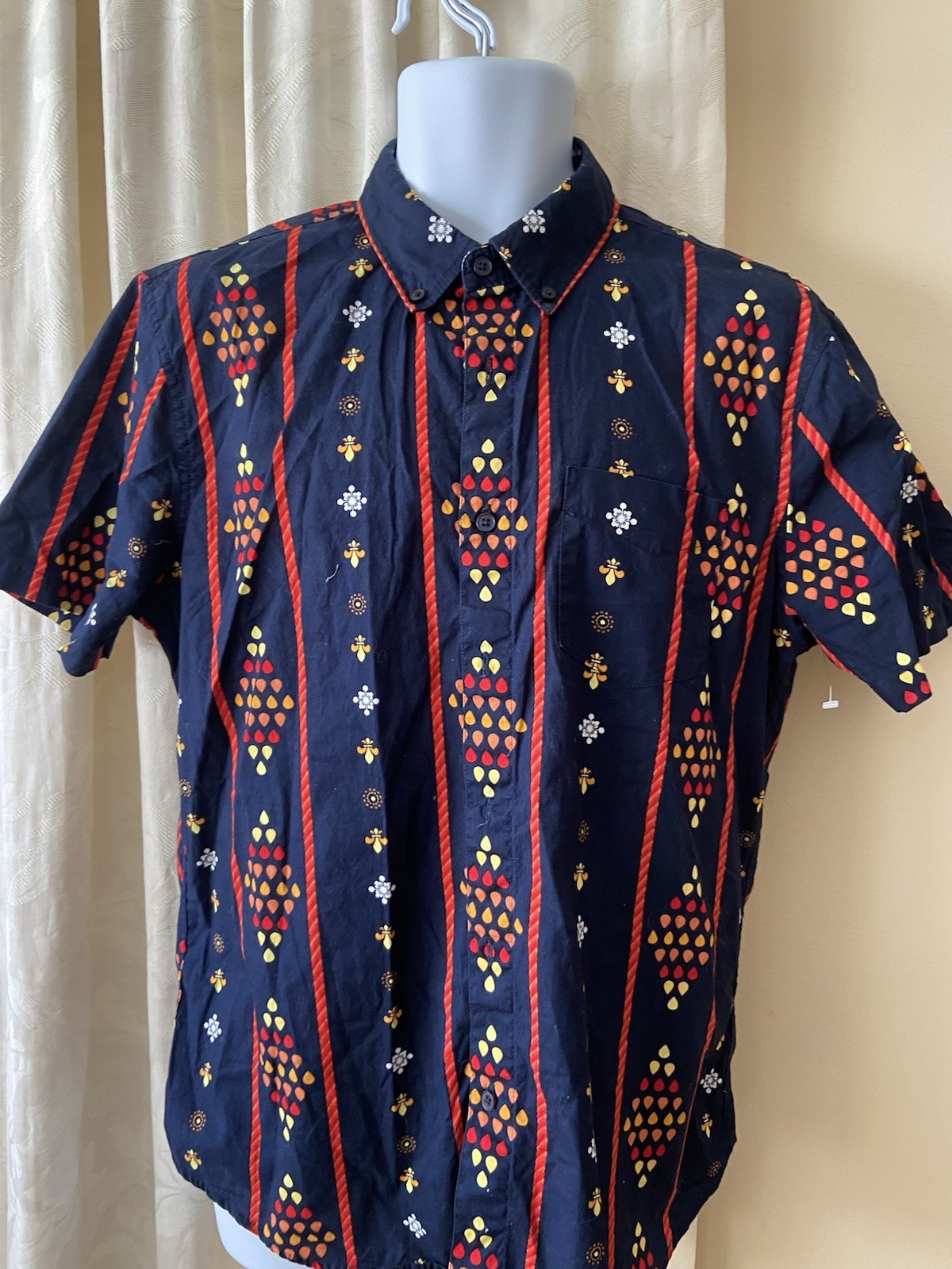 Sovereign Code Multicolor Short Sleeve Button-Up … - image 2