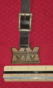 Vintage Minneapolis Moline MM Modern Farm Machinery Watch Fob With Strap