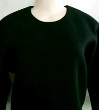 EVERLANE BLACK SCUBA Long Sleeve Dress Sz XS (Actual Sz XS-S) NWOT.Rare sold out