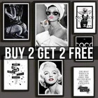Fashion Wall Art Posters Black And White Poster Designer Gallery Wall A4 A3