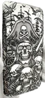 10 ozt 999 Fine Silver Art Bar- PIRATE'S NIGHTMARE - ADAMO TECHNE - Limited