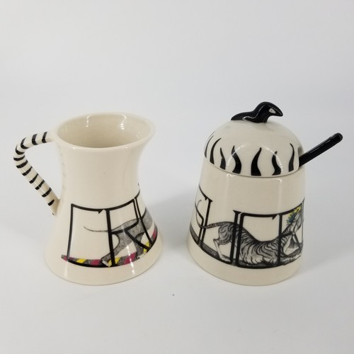 Anthropologie Florence Balducci Baloo Animal Alphabet Creamer & Sugar Set