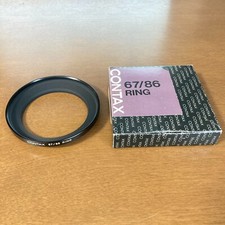  UNUSED Contax 67/86 step up ring for metal hoods Japan I 7397
