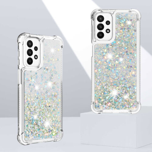 For Samsung A15 A25 A35 A55 A05s A14 A34 A54 A13 Case Liquid Glitter Bling Cover - Picture 5 of 28