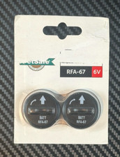 RFA-67 6V Replacement Battery 2-Pack Black Best Before 05/2030