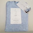 Joie Home Full Queen 100% European Flax Linen 3pc Duvet Cover Set