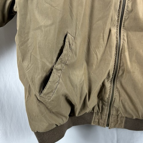 Weatherproof Garment Company Men's XXL Full Zip Bomber Style Jacket Faux Suede - Picture 3 of 17