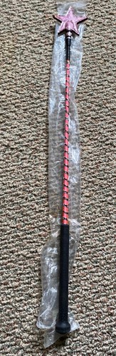 Tough-1 Star Shaped Sparkle Riding Crop 24 Pink