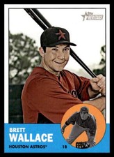 2012 Topps Heritage  Brett Wallace #230 Houston Astros Baseball Card