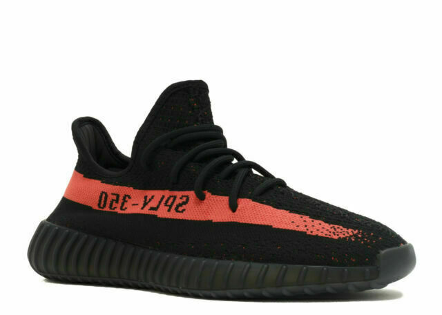 yeezy red stripes