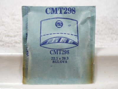GS CMT298 Watch Crystal For Bulova Alderman - 22.3 x 20.3 - Replacement / Repair