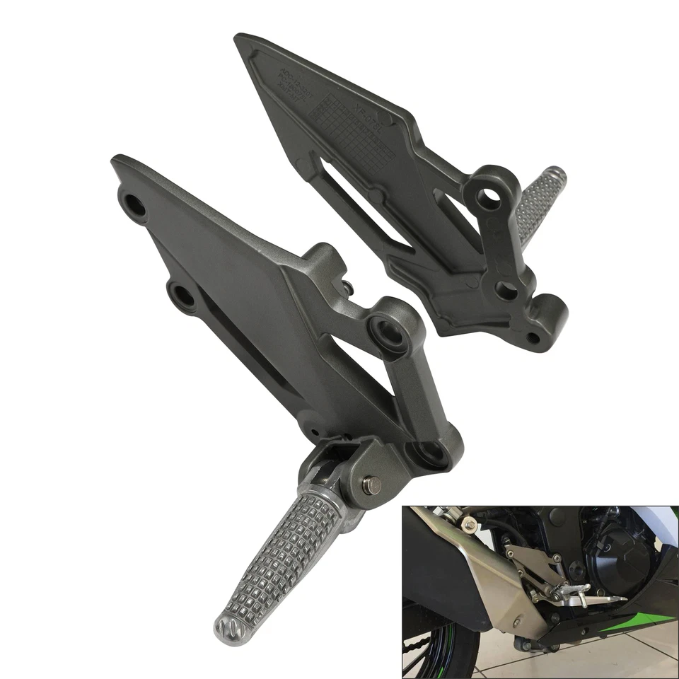 Кронштейн для подножки переднего водителя подходит для Kawasaki NINJA 300 EX300 2013-2017 - Изображение 3 из 4