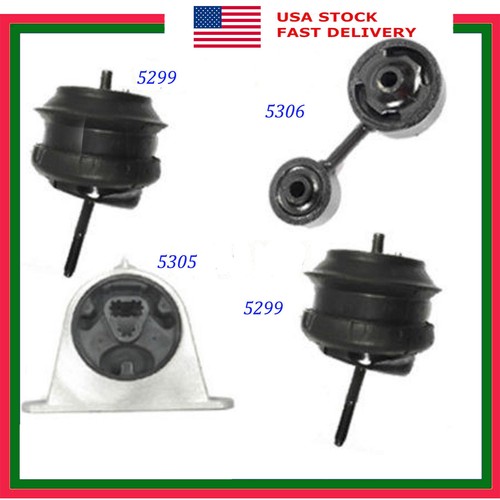For 0406 Chrysler Pacifica 3.5L / 3.8L Engine Motor & Trans Mount Set