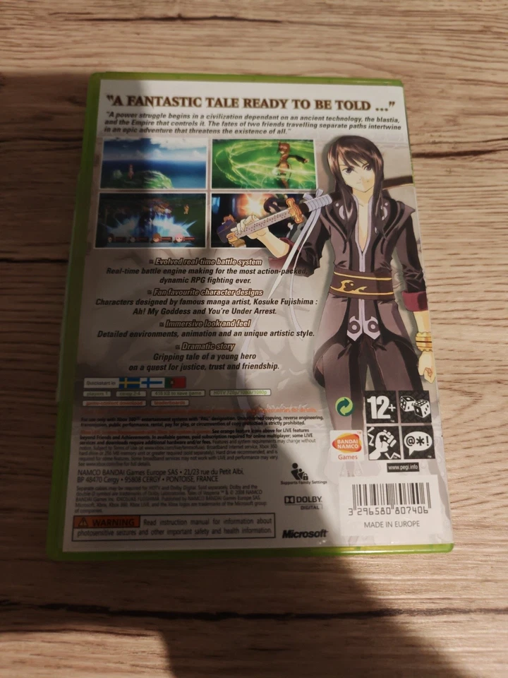 TALES OF VESPERIA Xbox 360 Version UK, photo 2 sur 3