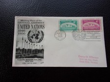 NATIONS-UNIES (new-york) - enveloppe 1er jour 30/3/1959 (B29)