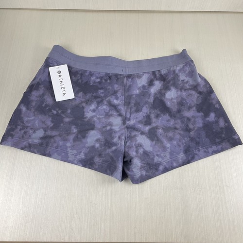 Athleta Balance Printed 4” Shortie Womens Size XL Breathable Easy Care NWT - Picture 2 of 9