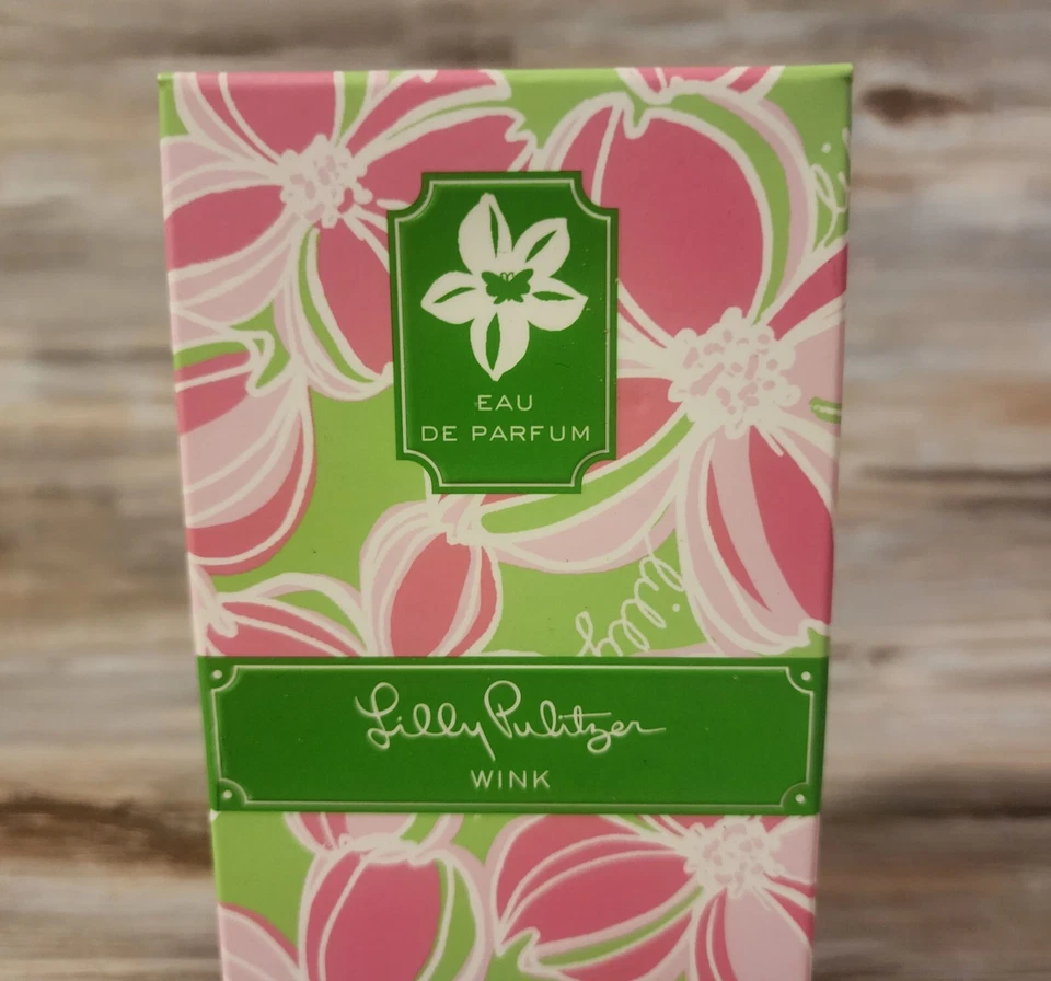 NOVO Lilly Pulitzer Wink Eau De Parfum descontinuado ULTRA raro lacrado 3,4 oz - Imagem 3 de 4