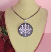 Brighton NORDIC STAR Convertible Snowflake Christmas Crystal Necklace $168 W/Tin