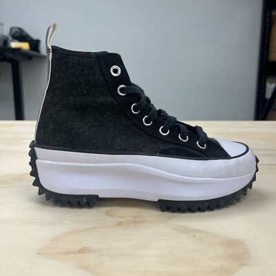 Converse Run Star Hike Hi High Black Ice Platform Boot 169437C Women's Size 6