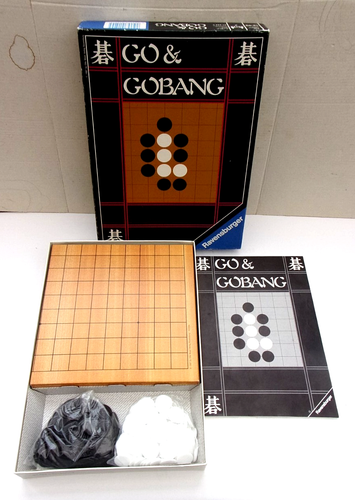 Vintage Go & Gobang Brettspiel Ravensburger Spiel 1987 neuwertig und komplett