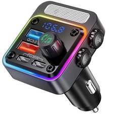 Transmisor FM Bluetooth Para Auto Coche Adaptador De Radio Inalambrico Cargador