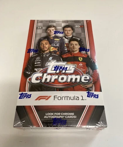 2022 Topps Chrome Formula 1 F1 HOBBY Box (18 Packs/4 Cards)