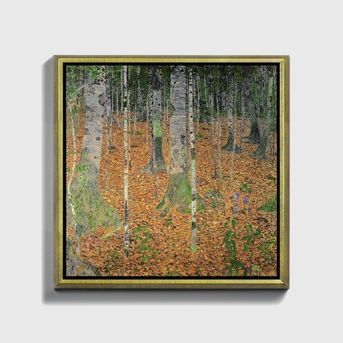 Stampa su Carta, Tela, Quadro o Cornice Gustav Klimt The Birch Wood - Imagen 6 de 9
