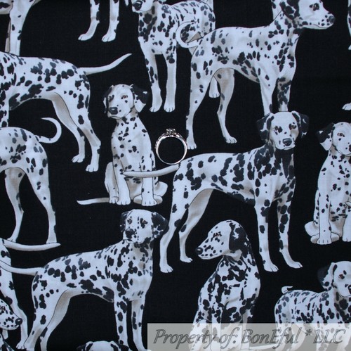 BonEful Fabric FQ Cotton Quilt White Black B&W Red Polka Dot Minnie Mouse Disney - Picture 8 of 12