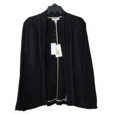 H HALSTON Open Front Jacket, Size-M
