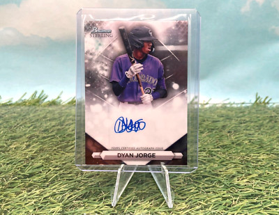 2023 Bowman Sterling Prospect Autographs -#PADJE- Dyan Jorge -Auto