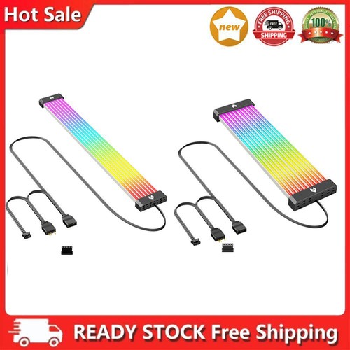 ARGB Light Strip Bar Multifunctional ARGB Sync Board Reusable for 8Pin/16Pin GPU