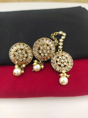 Set Di Gioielli Etnici Da Sposa Alla Moda Indiana Tradizionale Di - Foto 6