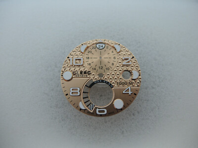 CLERC Hydroscaph GMT 1000 M Zifferblatt, Power Reserve, watch dial