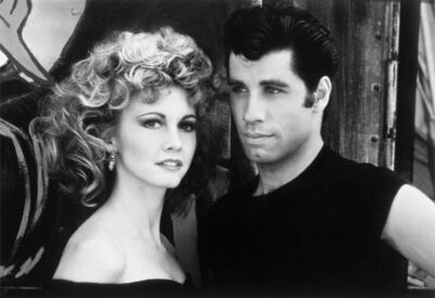 285194 GREASE JOHN TRAVOLTA OLIVIA NEWTON JOHN PRINT POSTER