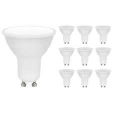Image of 10 Pack 5W GU10 LED Cool white Replacement for Halogen Bulb Cool White 6500K
