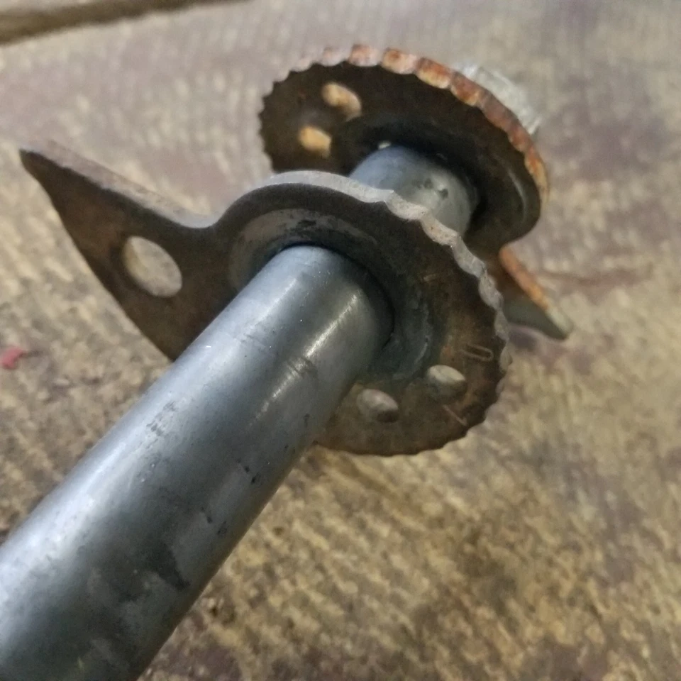 1991 90-99 SUZUKI DR350SE DR350 eixo traseiro roda parafuso eixo espaçador porca ajustador - Imagem 3 de 4