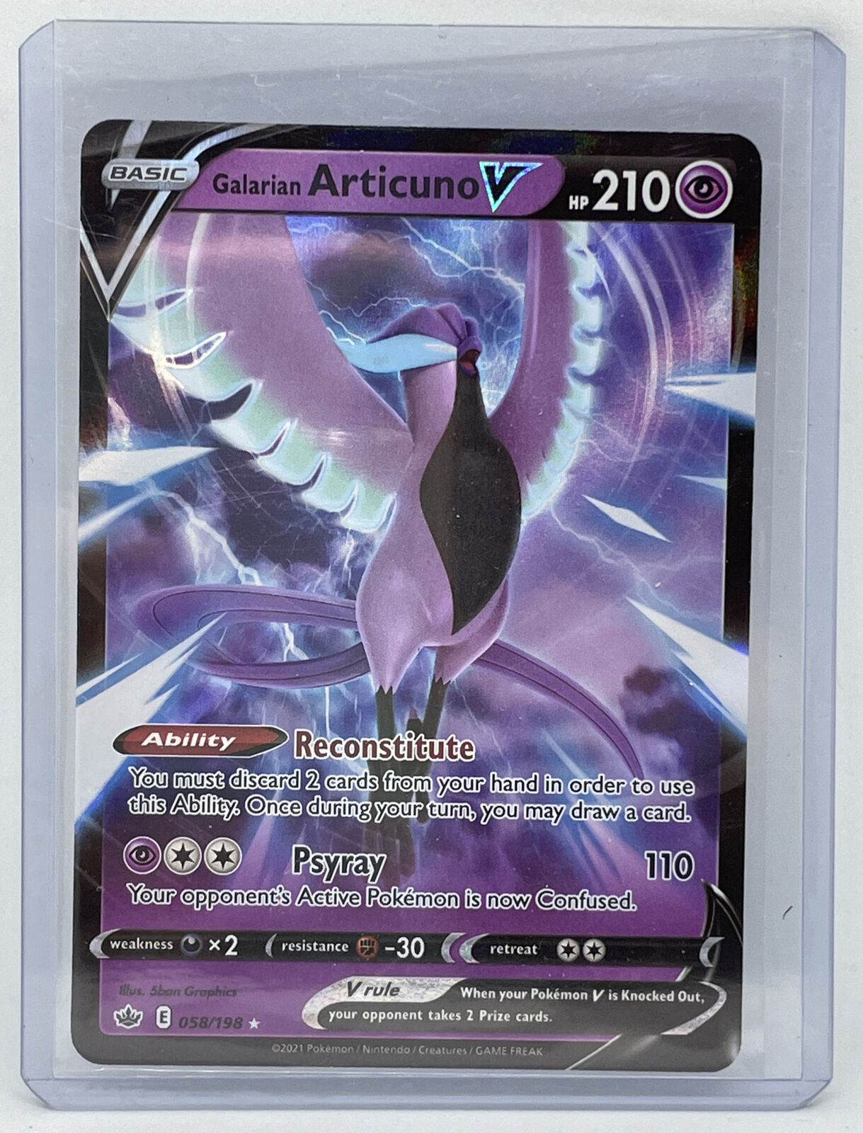 Articuno de Galar V (170/198) - Carta Avulsa - Pokémon TCG