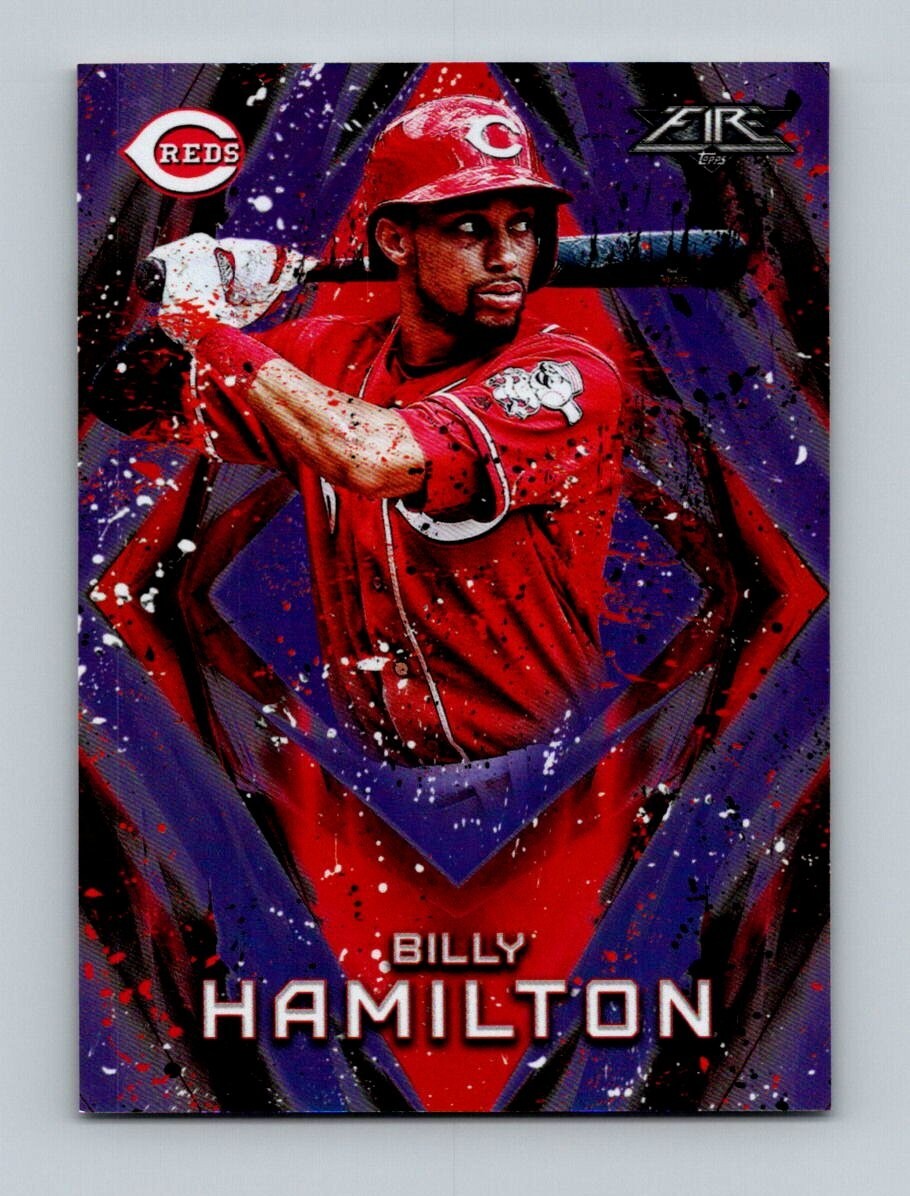 2017 TOPPS FIRE PURPLE PARALLEL #51 BILLY HAMILTON 27/99